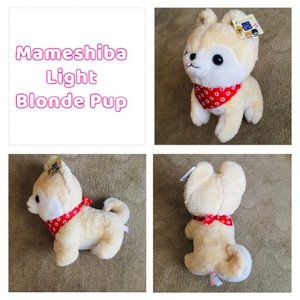 Mameshiba Light Blonde pup NWT